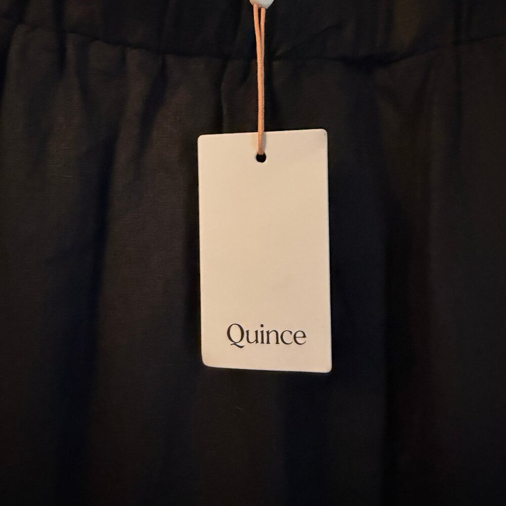 Black Lg 100% European Linen Skirt from Quince - Picture 2 of 4